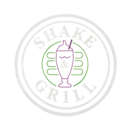 Shake and Grill logo.